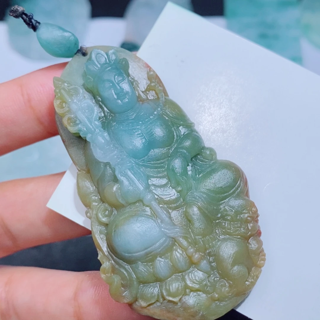 定制翡翠未镶嵌吊坠