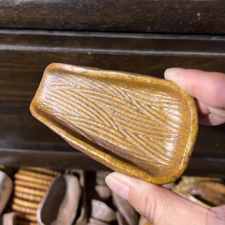 缸茶则原谷烧高温粗瓷