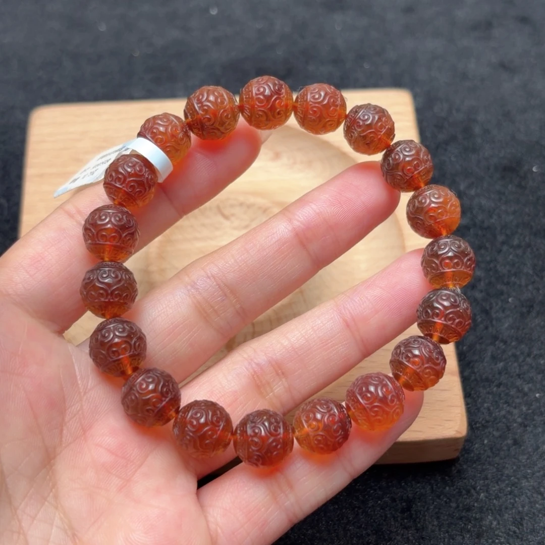 琥珀未镶嵌珠宝奇石10mm