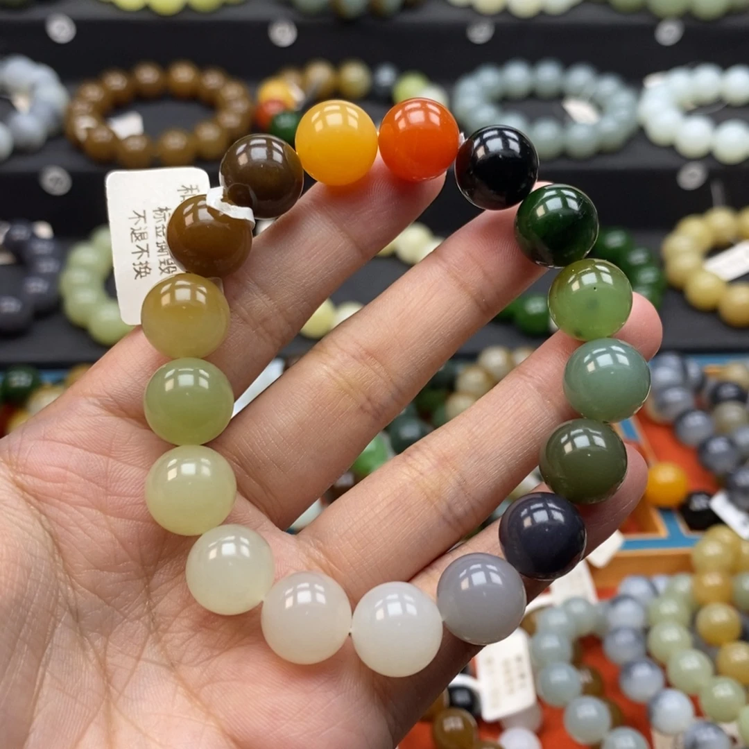 未镶嵌手串和田玉L卡12