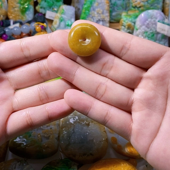 颈饰未镶嵌翡翠翡翠平安扣