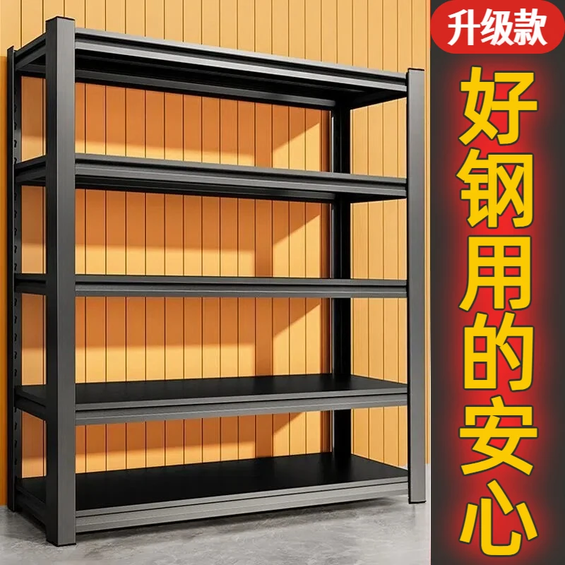 货架置物架超市多层储物架商用仓储落地展示架储物家用厨房铁架子