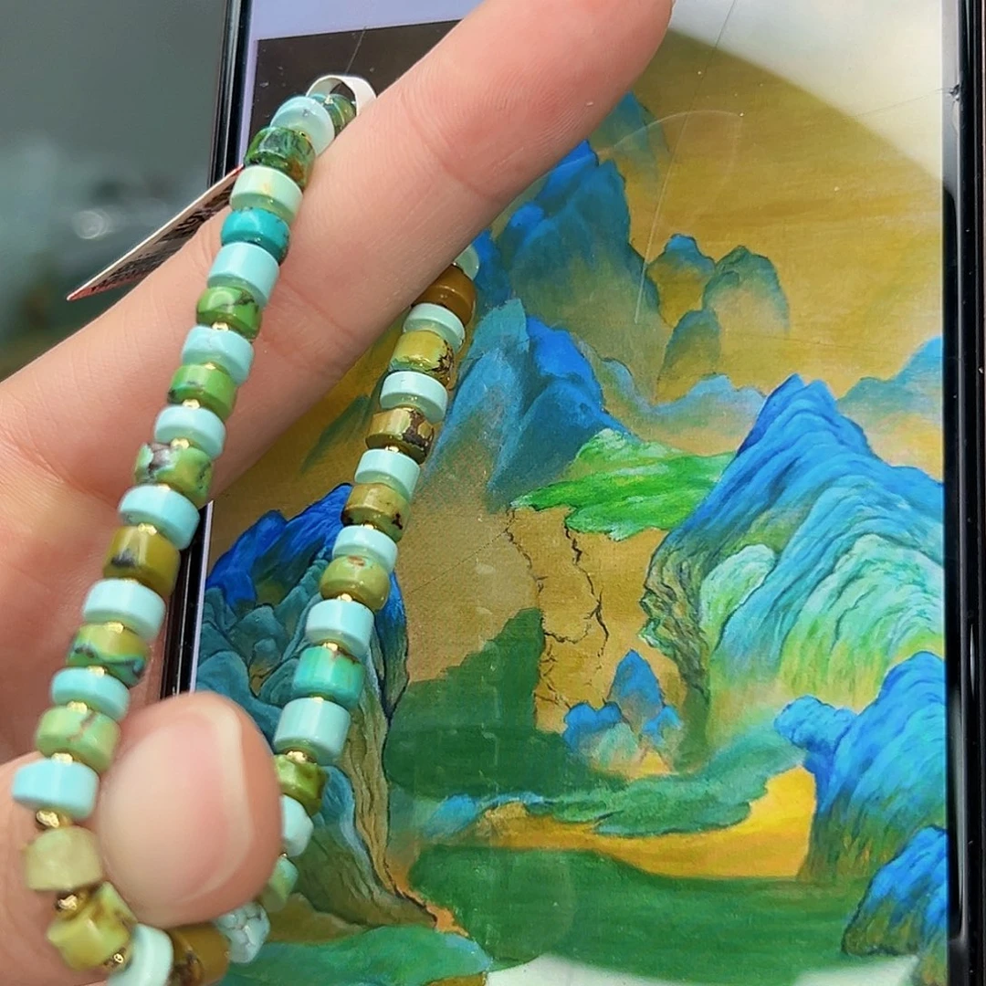 绿松石珠宝奇石未镶嵌