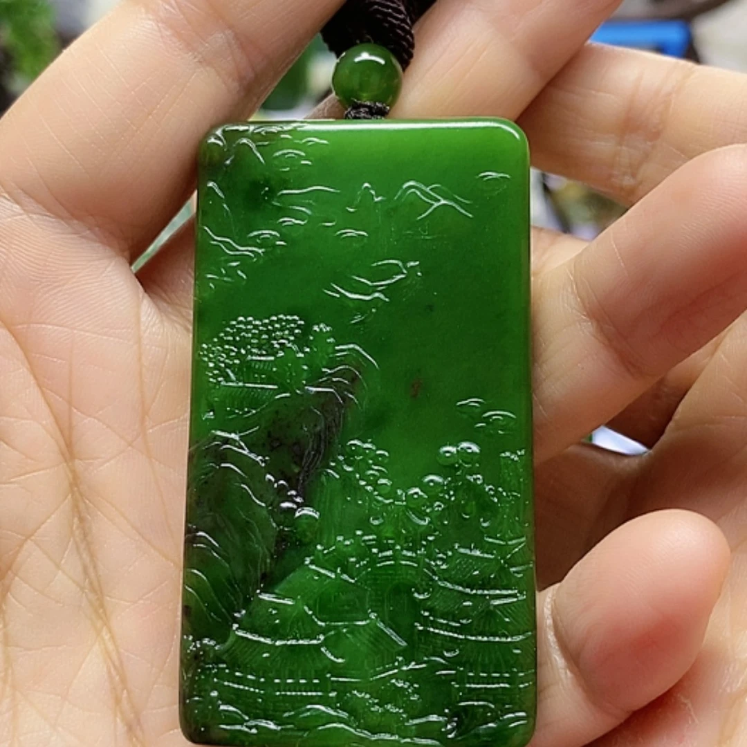 【闪购商品】未镶嵌和田玉（碧玉）挂件