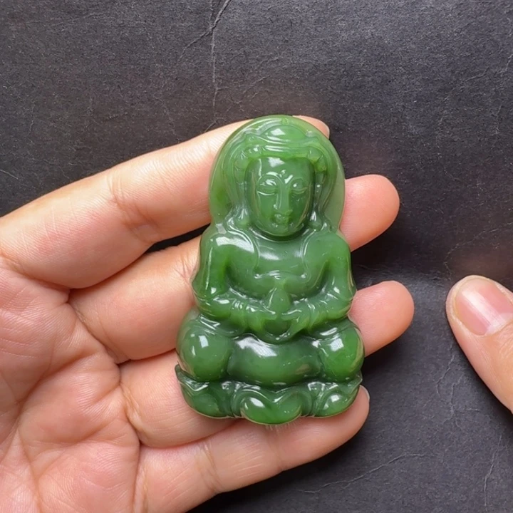 和田玉（碧玉）未镶嵌颈饰