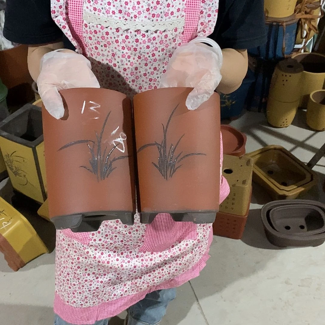 紫砂花盆紫砂花盆