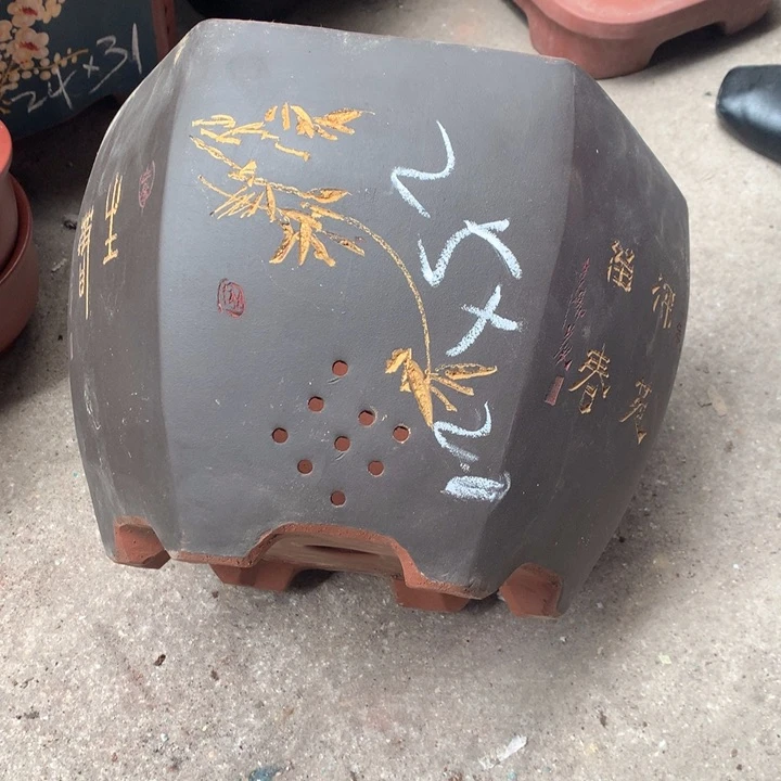 紫砂花盆紫砂花盆