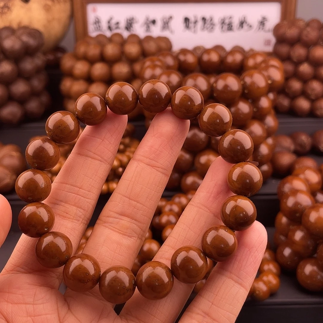 迪***曼紫金鼠手串紫金鼠光珠