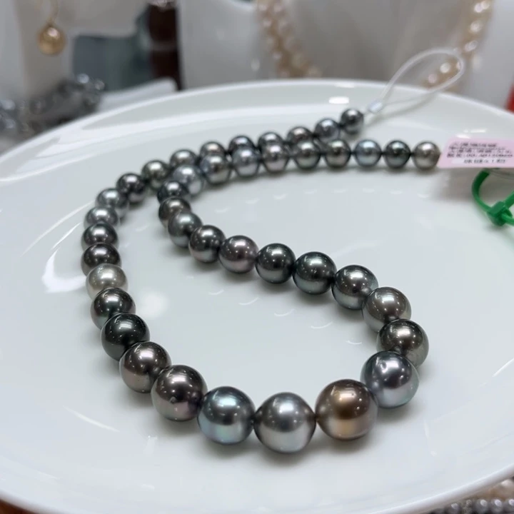 海水珍珠项链银S925镶嵌