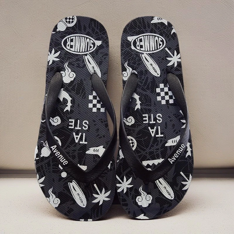 韩版男生耐磨凉拖夏季沙滩鞋男士拖鞋人字拖爆款潮款外穿户外潮流