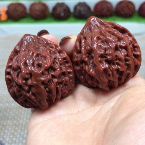 把件文玩核桃野生灯笼