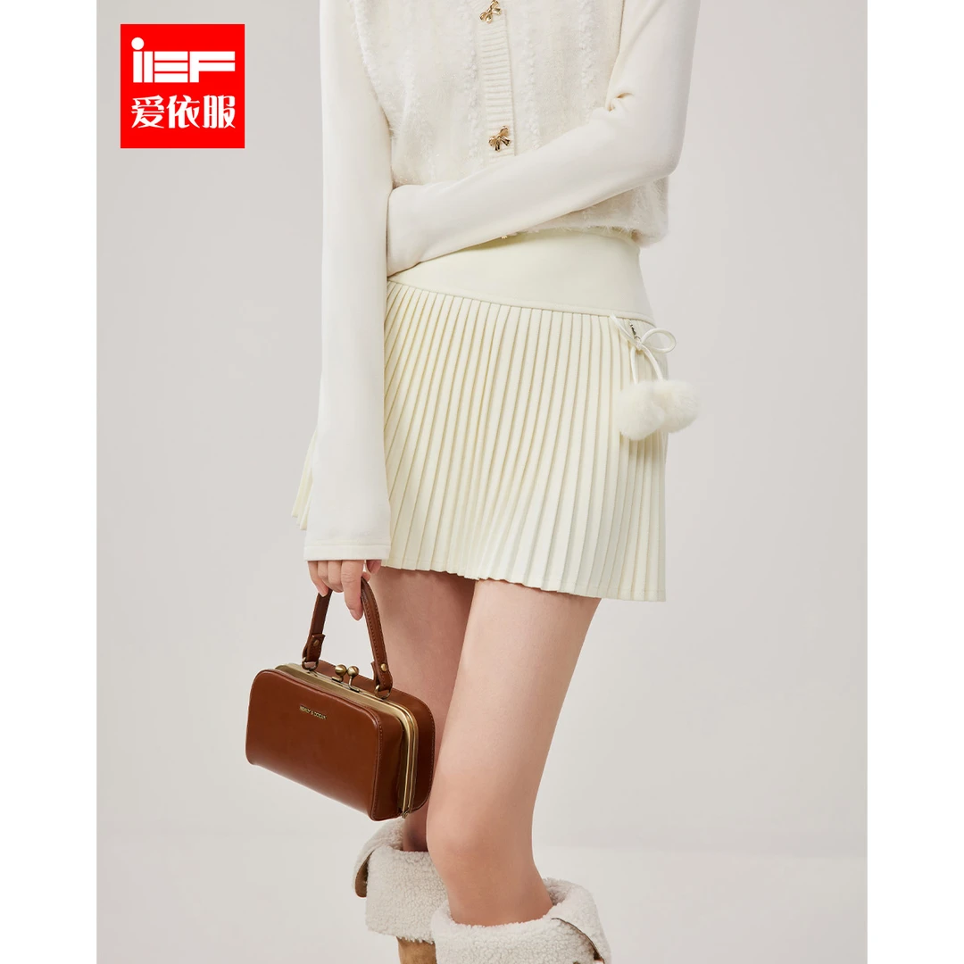 IEF/爱依服2025冬季新款甜美风时尚百搭甜妹氛围感显瘦半身摆裙