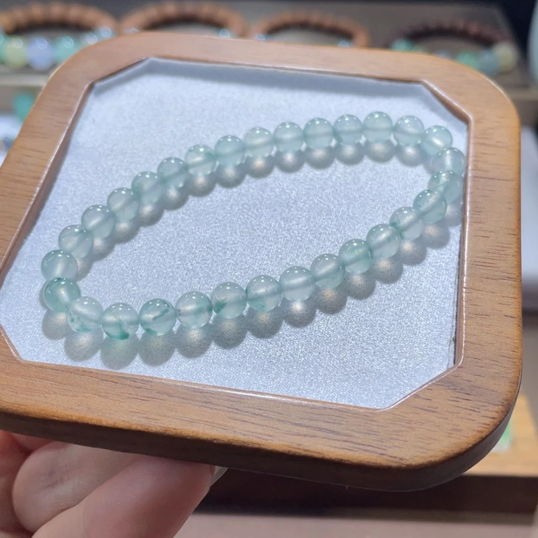 未镶嵌手链翡翠卡6蓝钢飘花