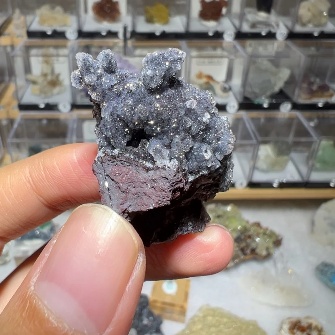 银S925镶嵌紫晶大型摆件（非配饰）