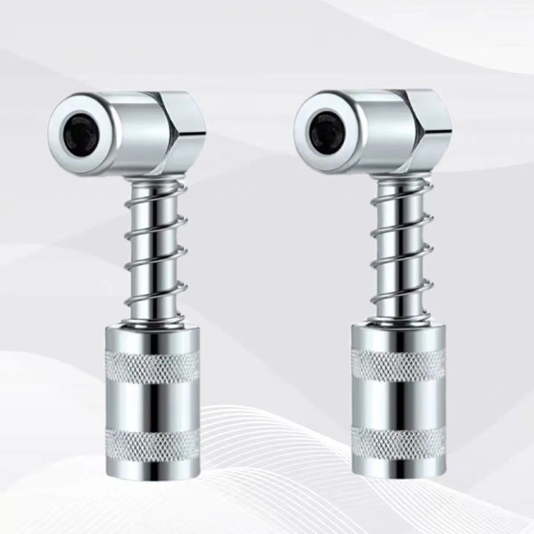 90度狭小打黄油神器黄油枪头润滑工具配件合直角连接适配器连接器