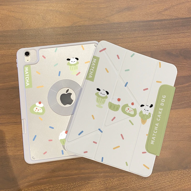 720旋转磁吸可拆分新款适用苹果ipadair7保护套Pro11亚克力带笔槽