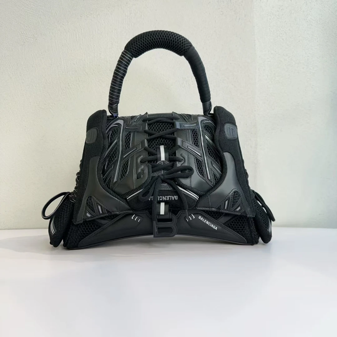 99新 Balenciaga/巴黎世家 蔚蓝/ 球鞋绑带沙漏包大号 北京