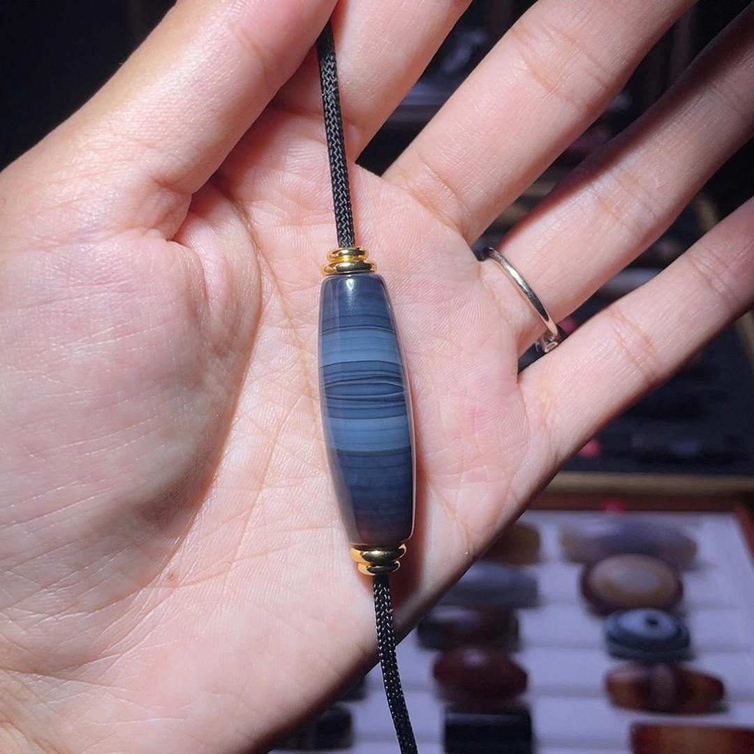 玛瑙/玉髓未镶嵌吊坠(赠链)