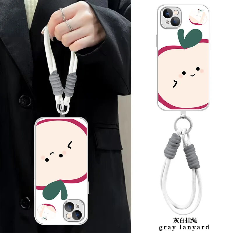 【苹果/华为/荣耀/OPPO/vivo/小米】撑脸苹果液态玻璃手机壳