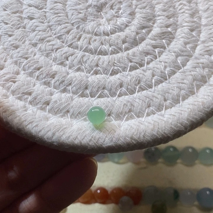 翡翠散珠5.5天然翡翠A货散珠