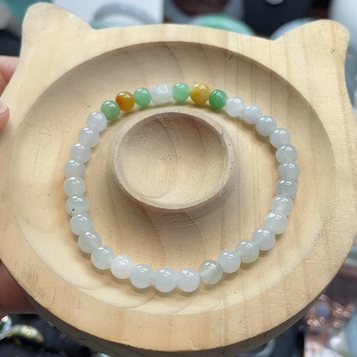 翡翠未镶嵌手链翡翠手串福利