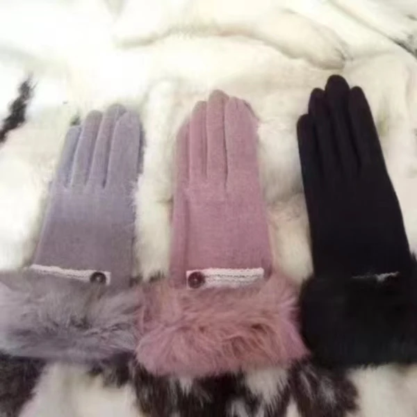 We-image优雅时尚知性女士秋冬手套