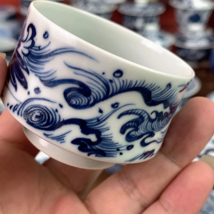 摆件景德镇陶瓷主人杯杯杯