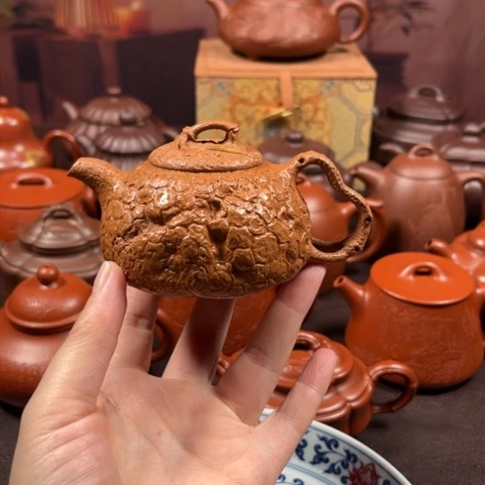茶壶紫砂原矿老段120毫升
