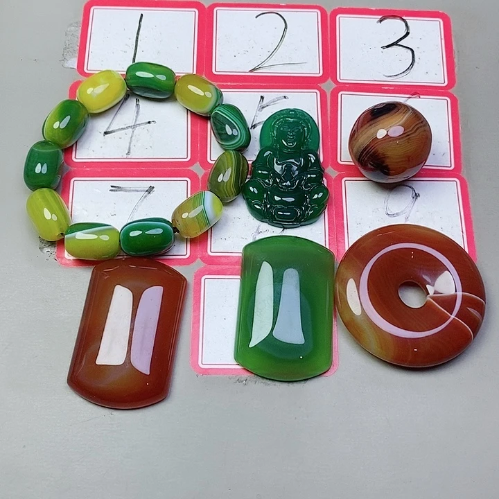 玛瑙/玉髓吊坠(赠链)未镶嵌唯*