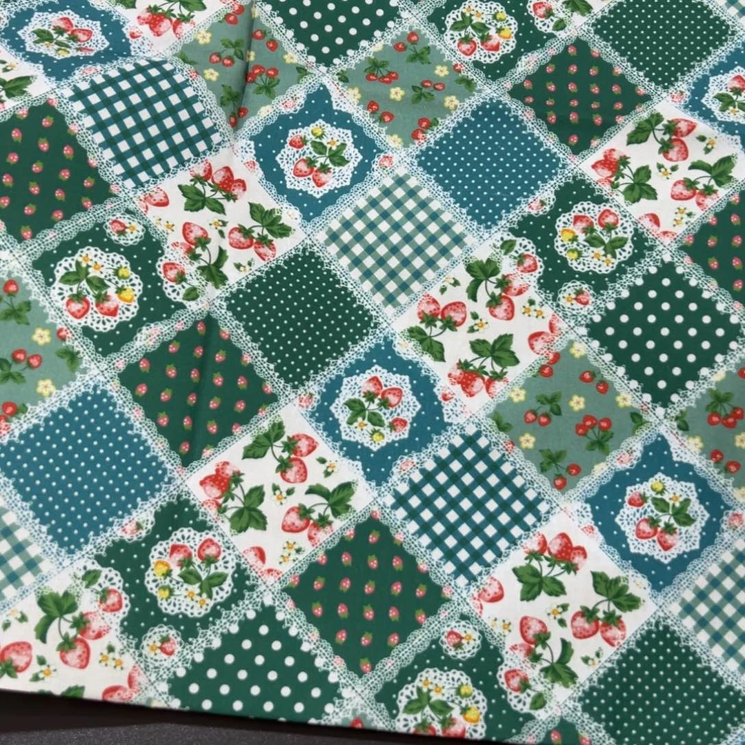 棉一米价纯棉平布1.1宽果子布艺34