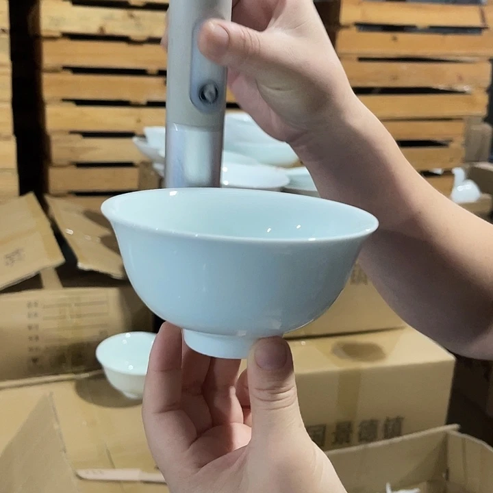 瓷片云青4.75英寸米饭碗十个包邮