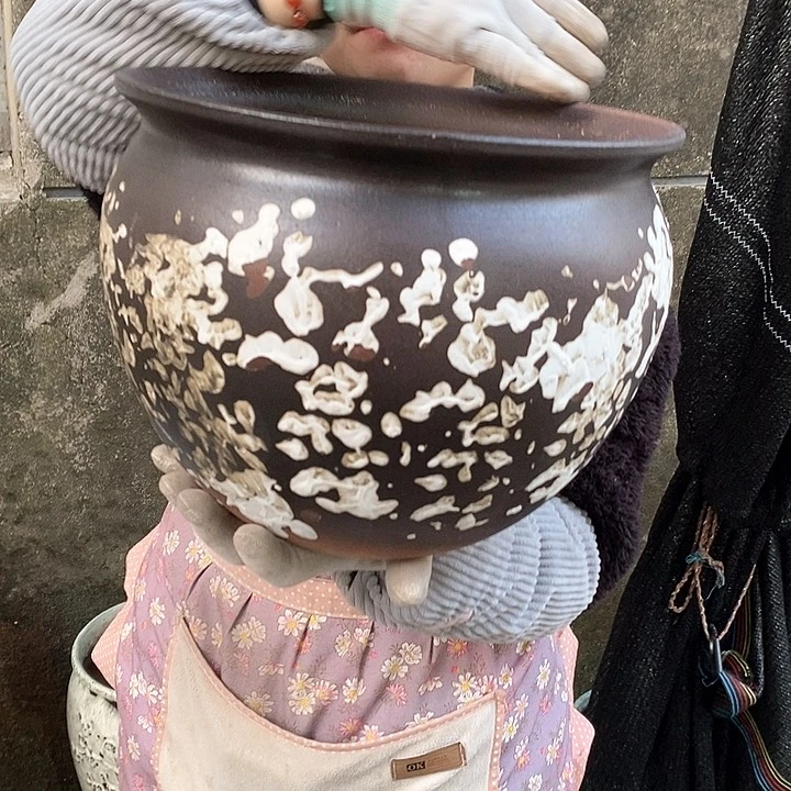 紫砂花盆正品口30高24