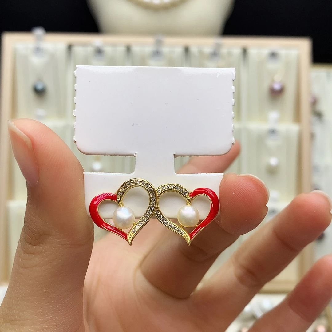 银S925镶嵌颈饰淡水珍珠