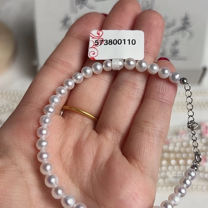 天然淡水珍珠银S925镶嵌淡水珍珠