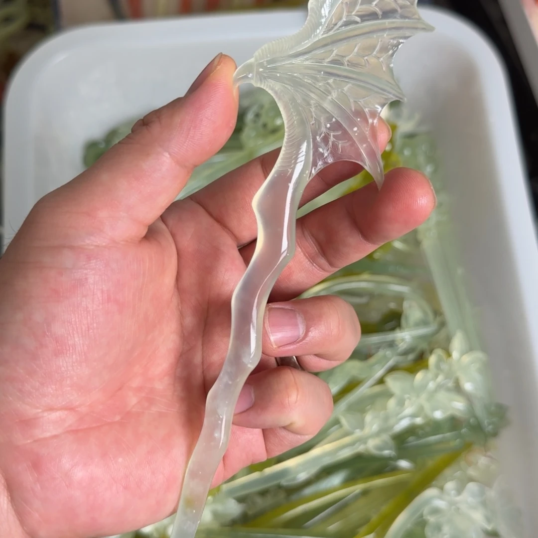 岫玉发饰未镶嵌明君玉簪就是好看