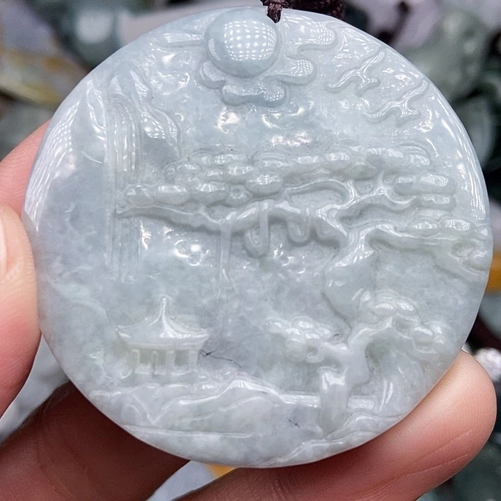 颈饰未镶嵌翡翠翡翠