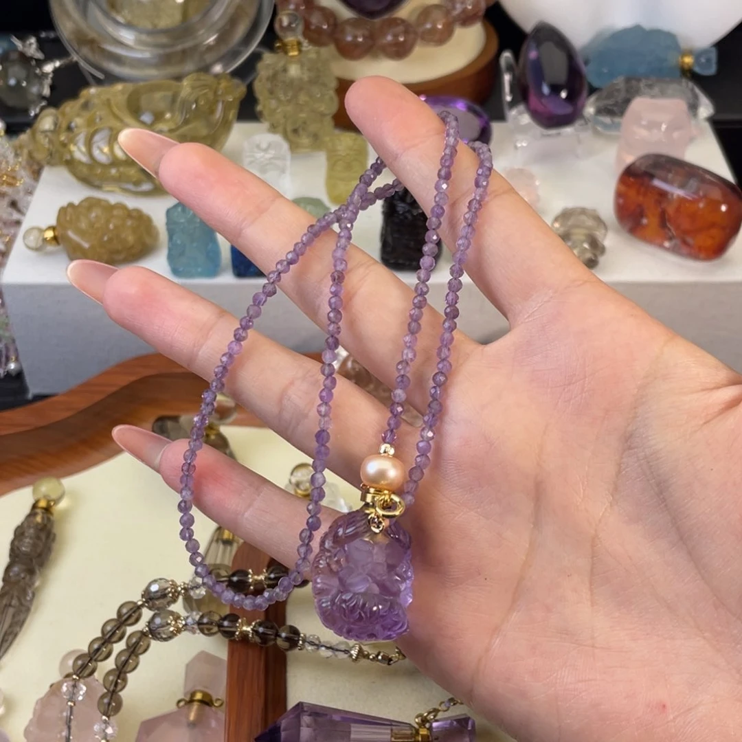 *****未镶嵌颈饰水晶天然水晶吊坠678