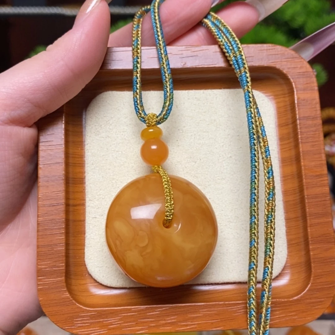 【闪购商品】蜜蜡颈饰未镶嵌项链