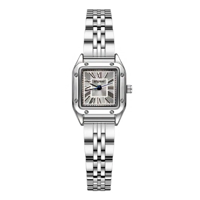 小方糖优雅百搭经典潮流精致手表气质简约时尚女士方形防水腕表