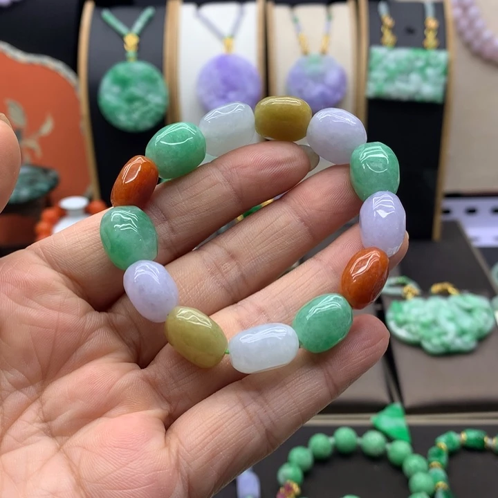 翡翠未镶嵌手链翡翠手链