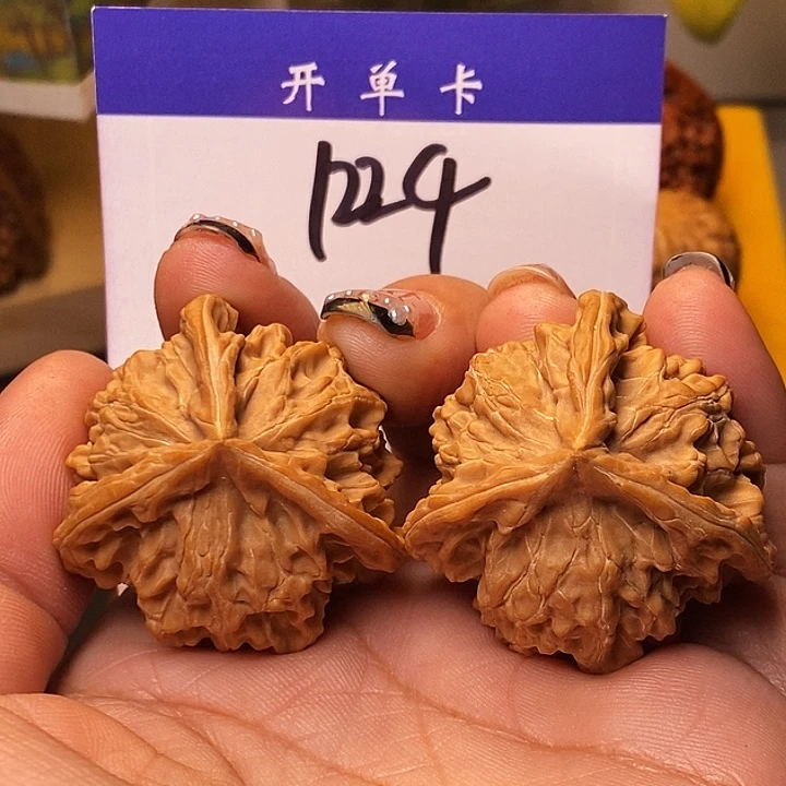 桃核吊坠三棱37无刀痕s