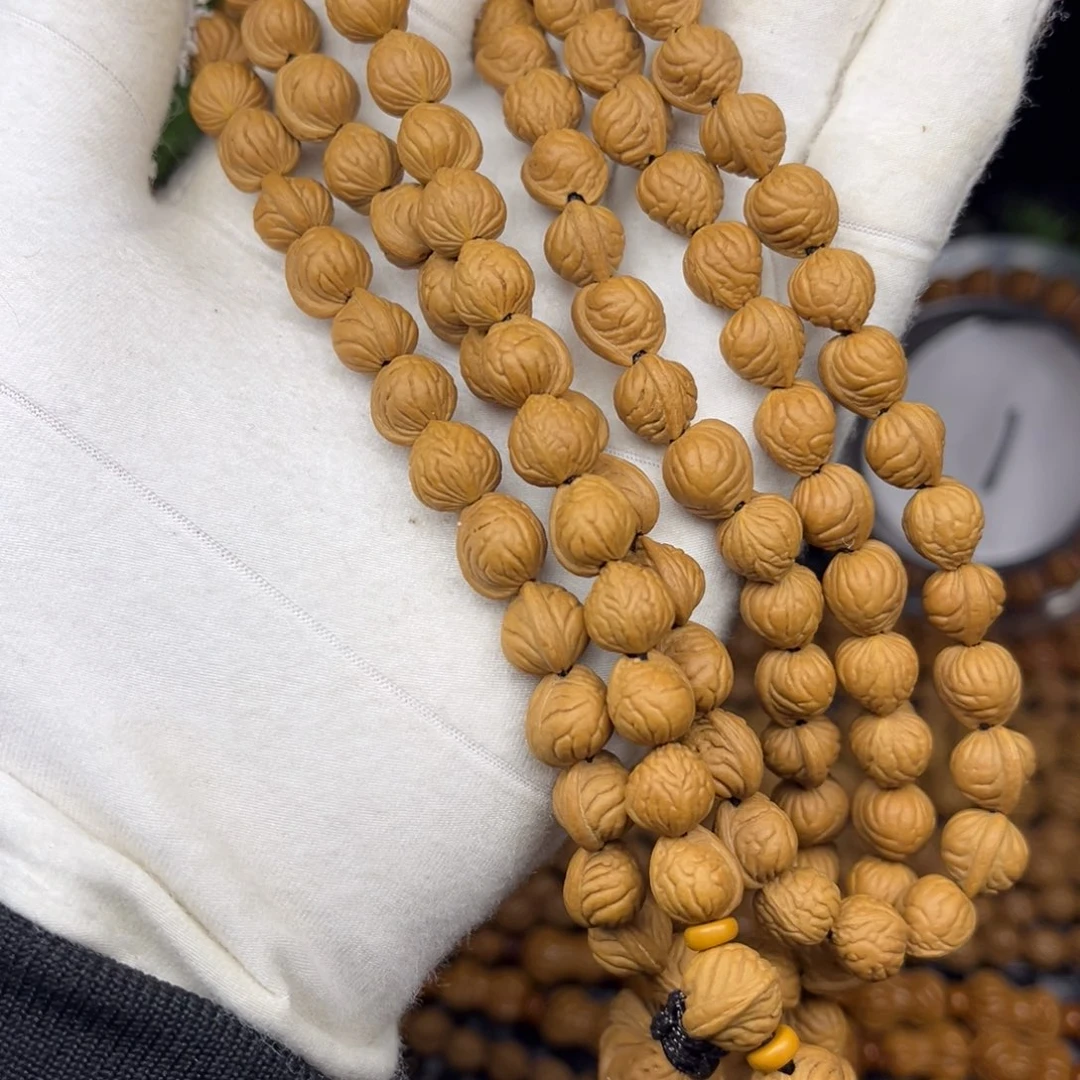 文玩核桃手串三角龙108颗脖挂