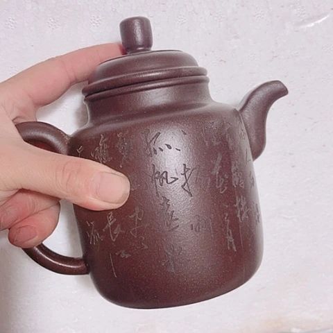 茶杯绿泥宜兴紫砂全手工制作