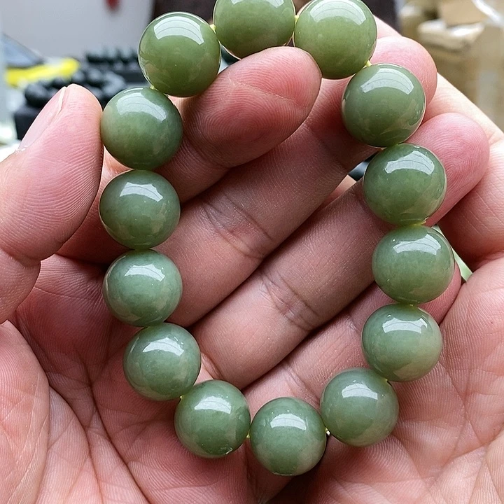 【闪购商品】未镶嵌手链和田玉16青黄口