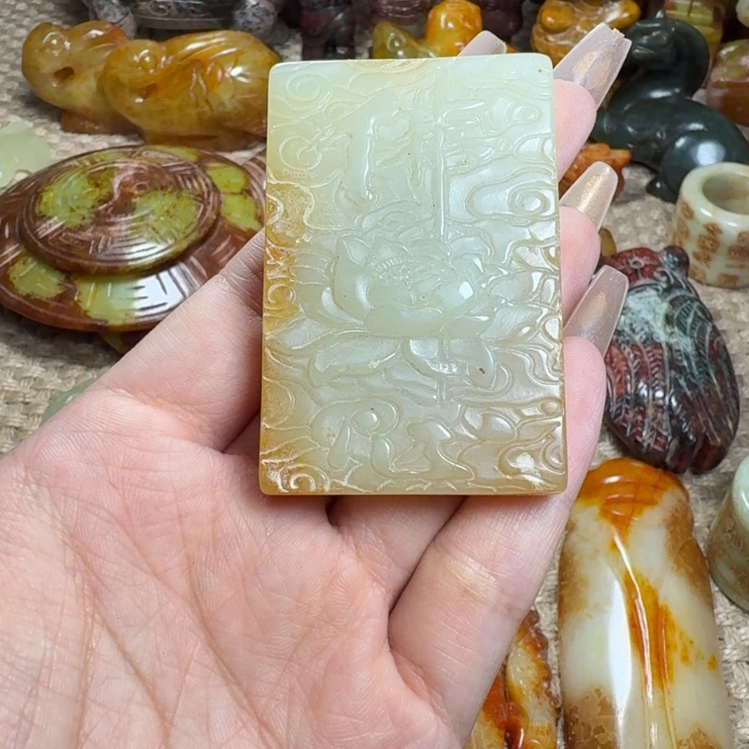 白玉菩提吊坠挂件