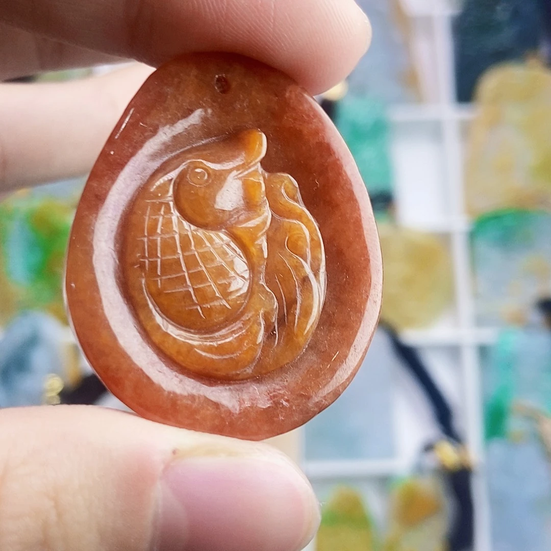 翡翠未镶嵌颈饰天然翡翠