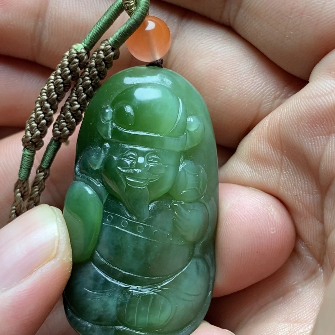 未镶嵌和田玉（碧玉）挂件