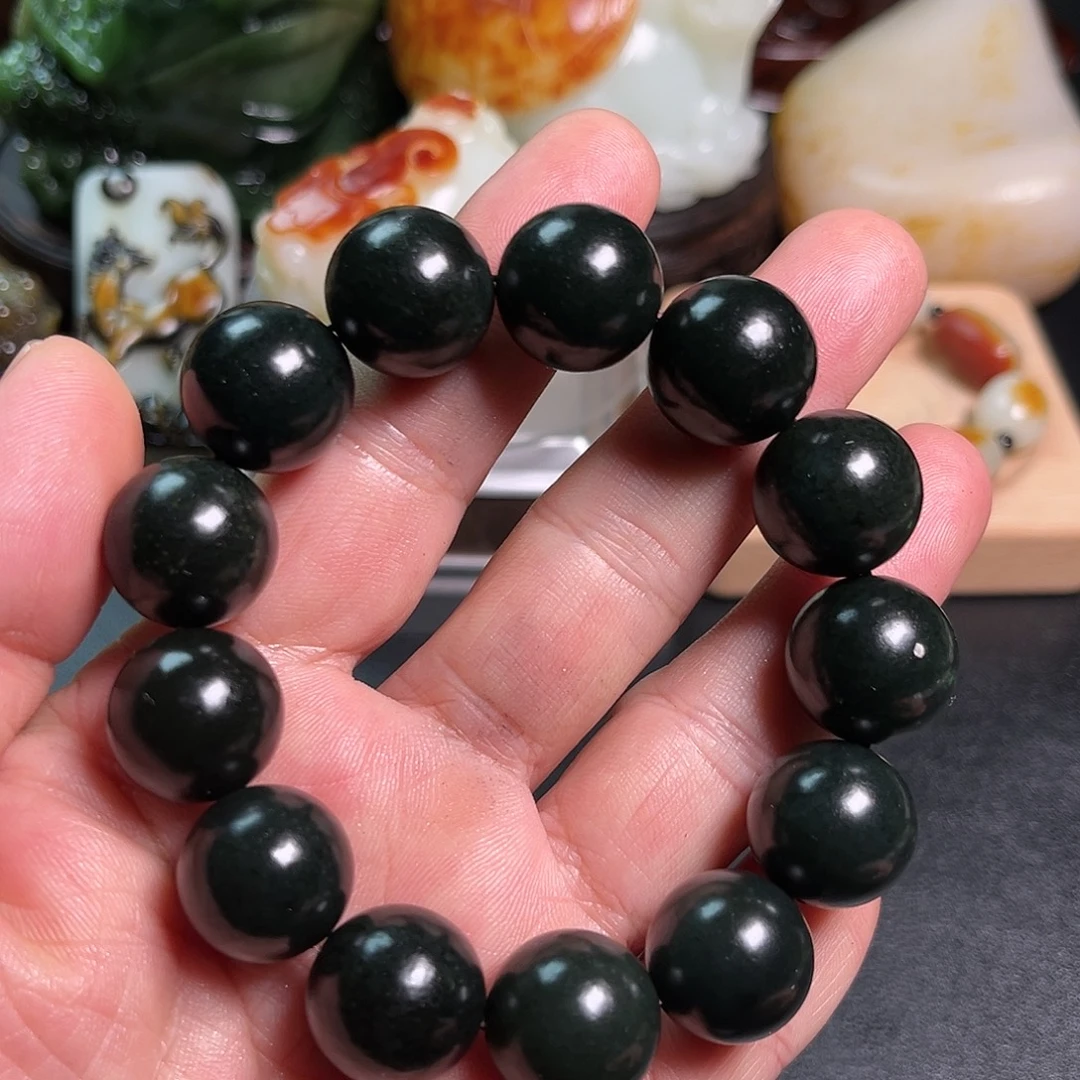 根***艺和田玉（糖玉）未镶嵌手链