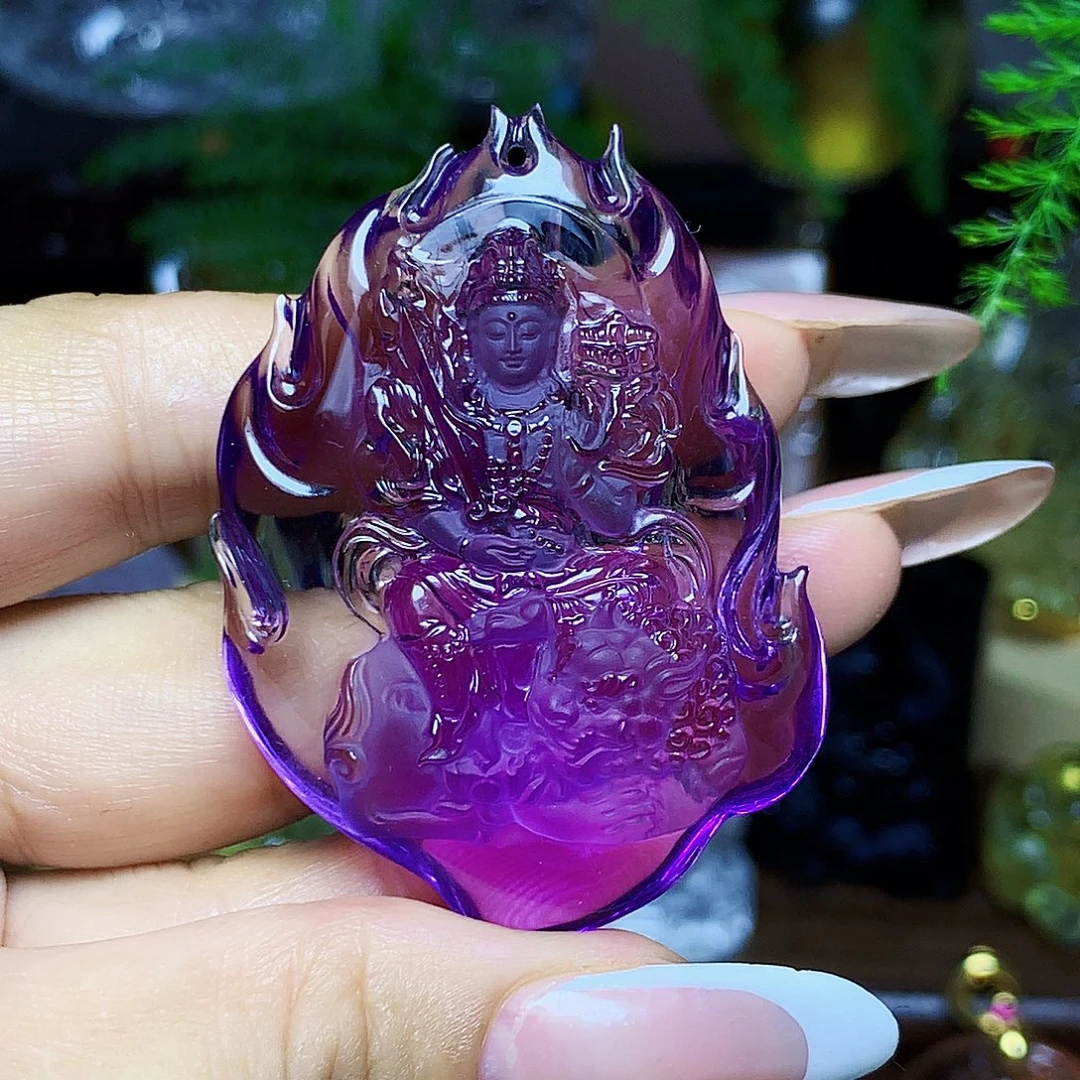 大***象水晶颈饰未镶嵌天然