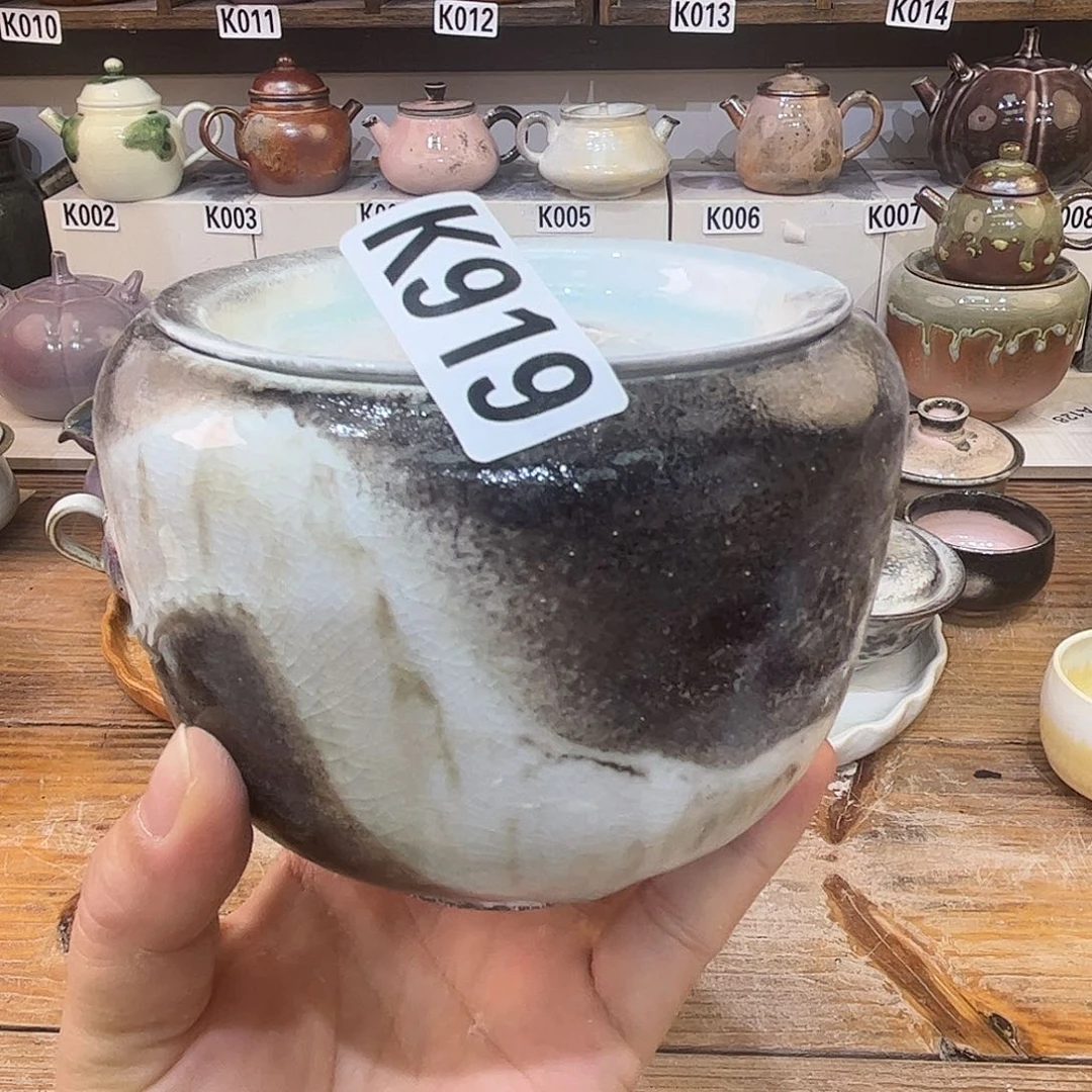 白泥茶杯小*子陶瓷艺术